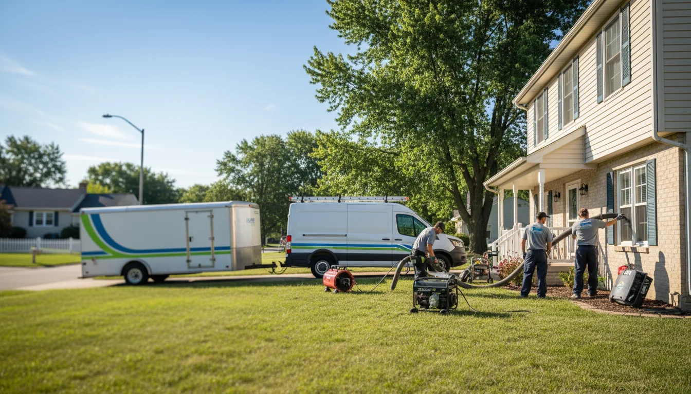 Flooded Basement Restoration And Cleanup With Repair in Beaver, IA near me